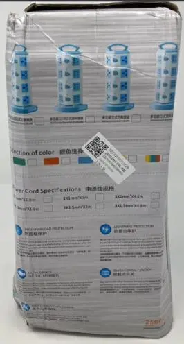 Photo from the official notice: Kuankuanbao Power Strip Surge Protector Tower with 8 Sockets and 3 USB Ports sold via Fruugo — electric shock risk