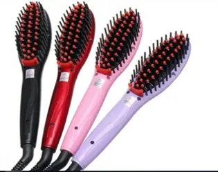 Photo from the official notice: Langoa Fashion Automatic Hair Straightener Brush — electric shock risk