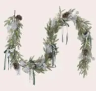 Photo from the official notice: Laura Ashley Christmas Garland and Wreath sold by Next — microbiological risk