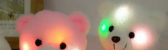 Photo from the official notice: LED Flash Light Bear Soft Toy — suffocation risk