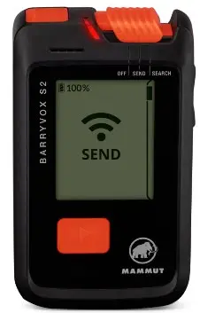 Photo from the official notice: Mammut Barryvox 2 and Barryvox S2 Avalanche Transceivers — entrapment risk
