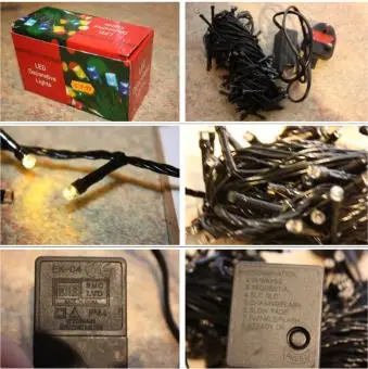 Photo from the official notice: Max Housewares MX-104 100 Element LED Lighting Chain — electric shock risk