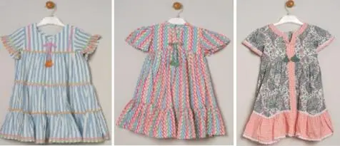 Photo from the official notice: Miss Summer Dresses and Outfit Sets sold by Next and Matalan (2507-0080 and 2507-0076) — choking & strangulation risk