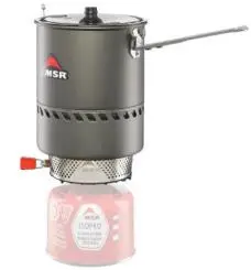 Photo from the official notice: MSR®, Trail Lite™ and Reactor® Camping Cooking Pots — burns risk