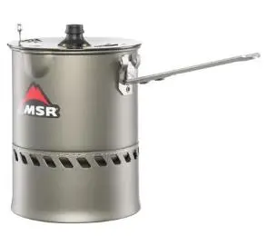 Photo from the official notice: MSR®, Trail Lite™ and Reactor® Camping Cooking Pots — burns risk