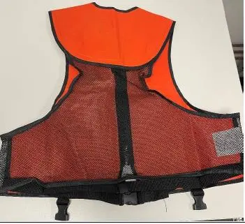 Photo from the official notice: Omouboi Orange Life Jacket sold via AliExpress — drowning risk