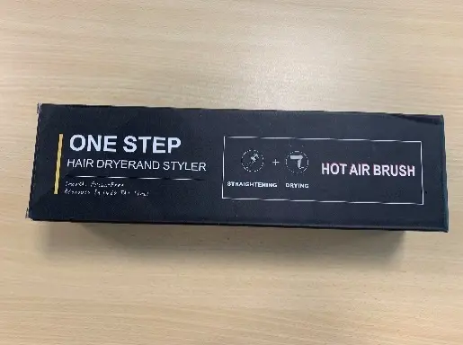Photo from the official notice: 'One Step' Hair Dryer and Styler sold via Amazon (ASIN: B09P47LHQP) — fire & burns risk