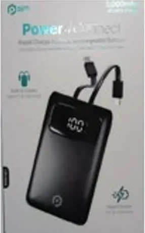 Photo from the official notice: POM Power Banks sold by TK Maxx — fire risk