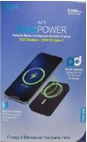 Photo from the official notice: POM Power Banks sold by TK Maxx — fire risk