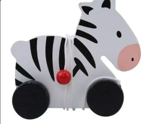 Photo from the official notice: Pull along zebra toy — choking & strangulation risk