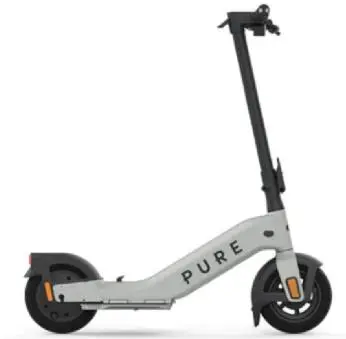 Photo from the official notice: Pure Advance, Pure Advance+ and Pure Flex E Scooters — injuries risk