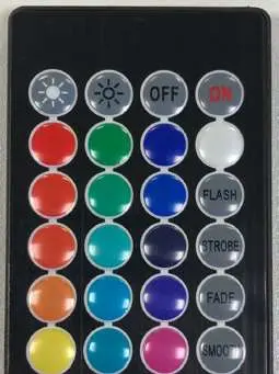 Photo from the official notice: RED5 2m LED Battery Operated Strip Light — choking & chemical risk