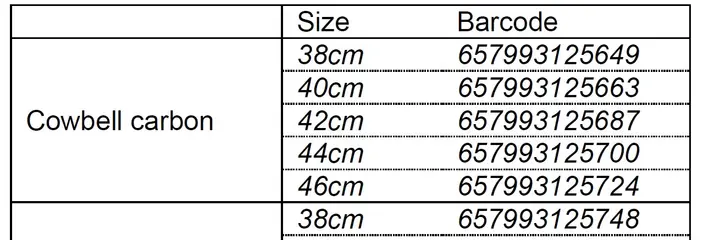 Photo from the official notice: Salsa Cycles Cowbell Carbon Cowchipper Carbon Handlebars — falls risk