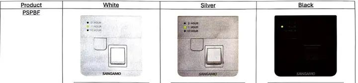 Photo from the official notice: Sangamo Power Saver — burns & electric shock risk
