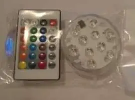 Photo from the official notice: Sensory LED light up underwater colour-changing light — burns & choking risk