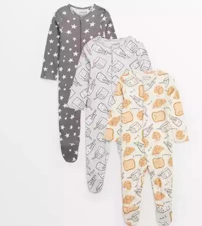 Photo from the official notice: TU Children's Sleepsuits — choking risk