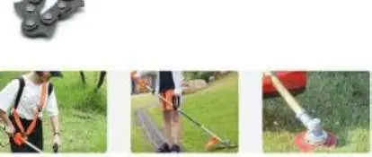 Photo from the official notice: Universal Trimmer Head Chain Brush Cutter — injuries risk