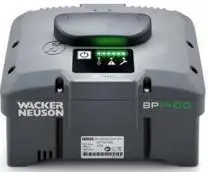 Photo from the official notice: Wacker Neuson Batteries BP1000 and BP14000 — fire risk