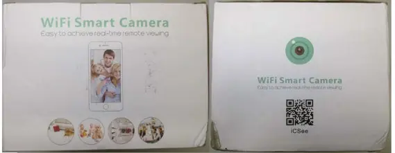 Photo from the official notice: Wi-Fi Smart Camera — electric shock risk