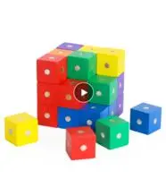 Photo from the official notice: 10pcs Wooden Magnet Cube Building Blocks Set sold via AliExpress — choking & ingestion risk