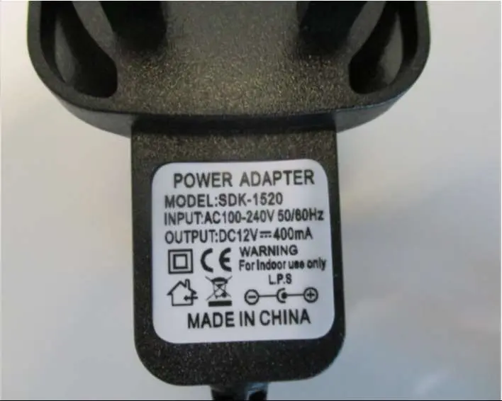 Photo from the official notice: 1PCS High Quality Replacement adapter Power supply UK Wall charger sold via AliExpress — electric shock risk