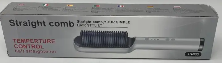Photo from the official notice: 2-in-1 Negative-ion Hair Straightener Brush sold via eBay — electric shock risk