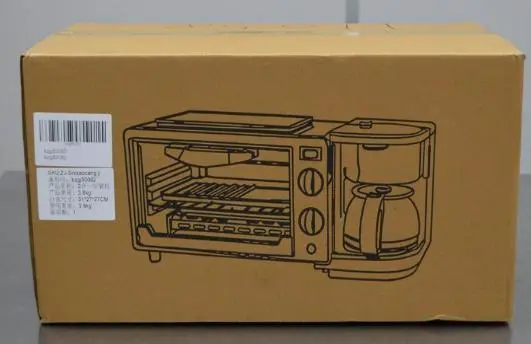Photo from the official notice: 3-in-1 Breakfast Maker (Coffee, Toast and Microwave) Machine — fire risk