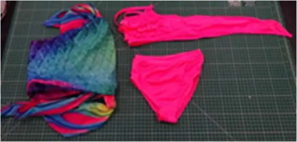 Photo from the official notice: 3Pcs Girls Kids Swimmable Mermaid Tail Swimsuit Swimming Costume Bikini Monofin — drowning risk