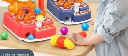 Photo from the official notice: 3WBOX Tiger with Hammer Sound Light Electric Early Education Desktop Percussion Game — choking & strangulation risk