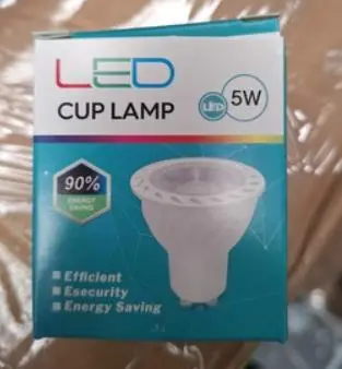 Photo from the official notice: 4 Lamp White Spotlight — electric shock risk