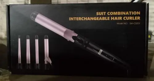 Photo from the official notice: 5-in-1 Hair Curler sold via Amazon — electric shock risk