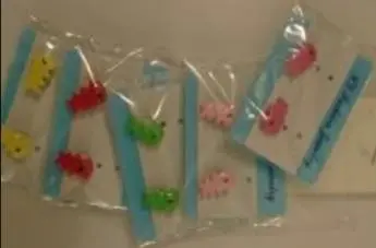 Photo from the official notice: 5 Set Magnetic Clip on Earrings — ingestion risk