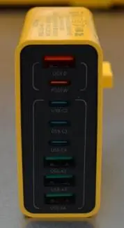 Photo from the official notice: 8 Port Fast Charger BK318-4A4C — fire risk