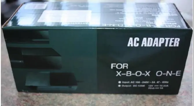 Photo from the official notice: AC Adapter for Xbox One — fire risk