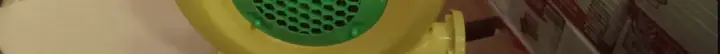Photo from the official notice: Air Blower for inflatable castle, model S4-E — electric shock risk