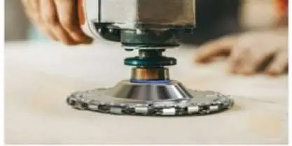 Photo from the official notice: Angle Grinder Chainsaw Discs — injuries risk