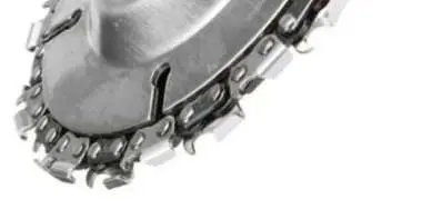 Photo from the official notice: Angle Grinder Chainsaw Discs — injuries risk