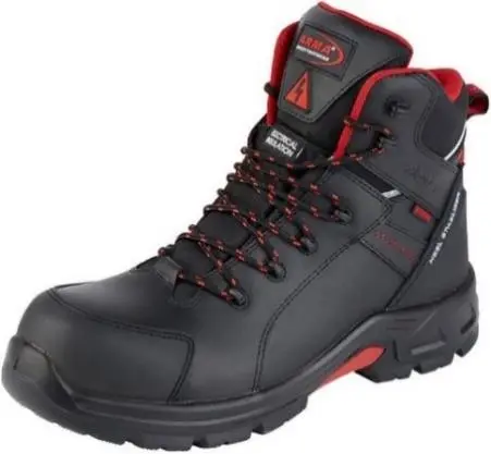 Photo from the official notice: ARMA A18-Lightning Safety Boots — electric shock risk
