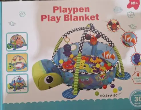 Photo from the official notice: Babysit Baby Activity Gym & Play Mats (2410-0170, 2410-0179) — choking risk