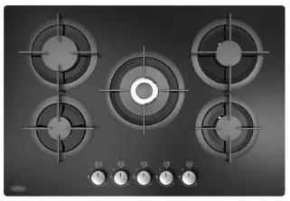 Photo from the official notice: Belling / Stoves Gas Hobs — fire & burns risk
