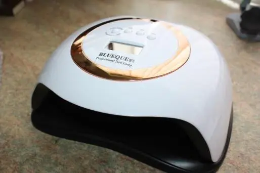Photo from the official notice: BLUEQUE Smart Nail Lamp V1 — burns risk