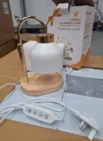 Photo from the official notice: Candle Warmer Lamp with LED Bulbs — electric shock risk