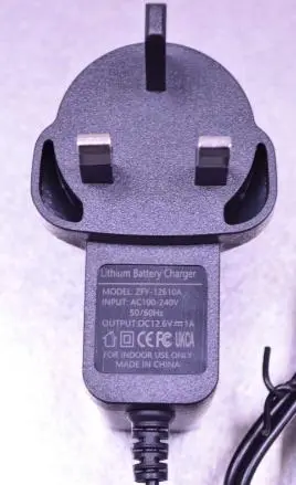 Photo from the official notice: Charger supplied with Chentiaxia Electric Wrench — fire risk