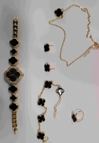 Photo from the official notice: Clover Jewellery Set — chemical risk (2506-0015)