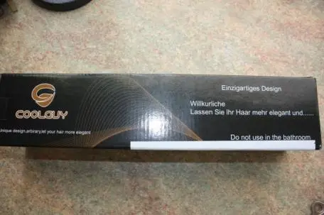 Photo from the official notice: Coolguy Digital Curling Iron — fire & burns risk