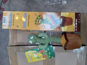 Photo from the official notice: Dancing Cactus Plush Toy YY7 — suffocation risk