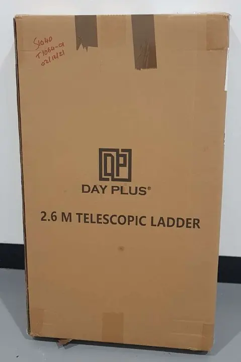Photo from the official notice: Day Plus 2.6m Telescopic Ladder — injuries risk