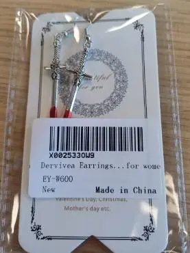 Photo from the official notice: Dervivea Metal Jewellery sold via Amazon — chemical risk