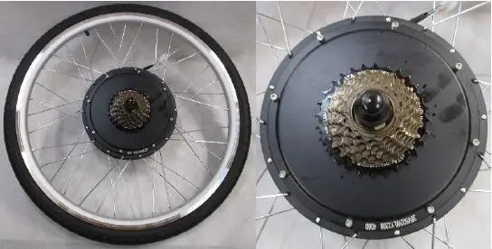 Photo from the official notice: Electric Bike Conversion Kit, EBK-N005-RR — falls risk