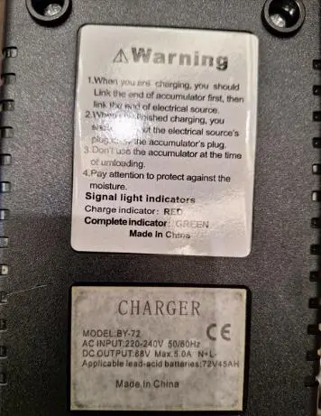 Photo from the official notice: Electric Motorbike — fire risk (2606-0275)